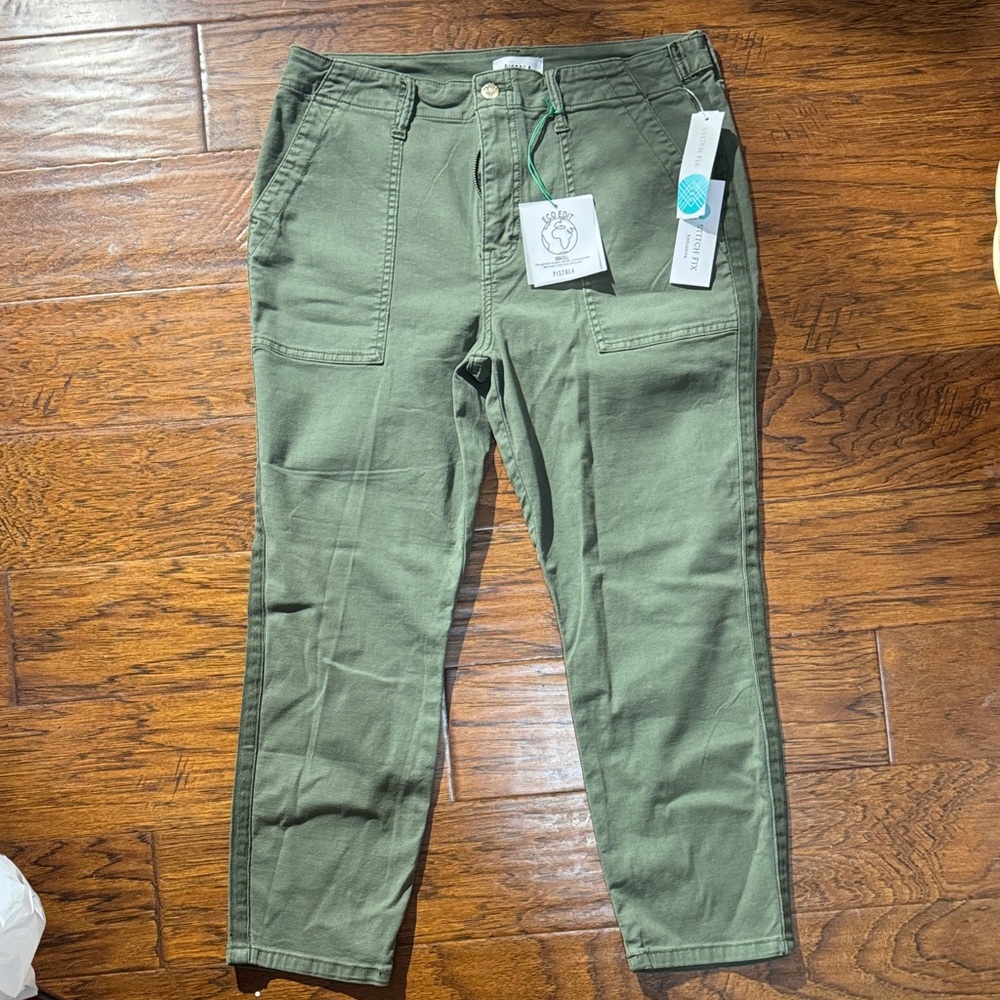 Pistola Olive Green Cargo Pants